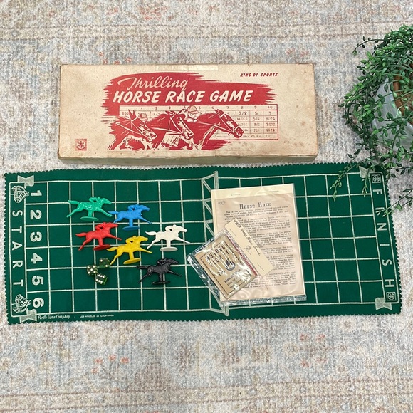 Vintage Games Vintage Horse Race Game Poshmark